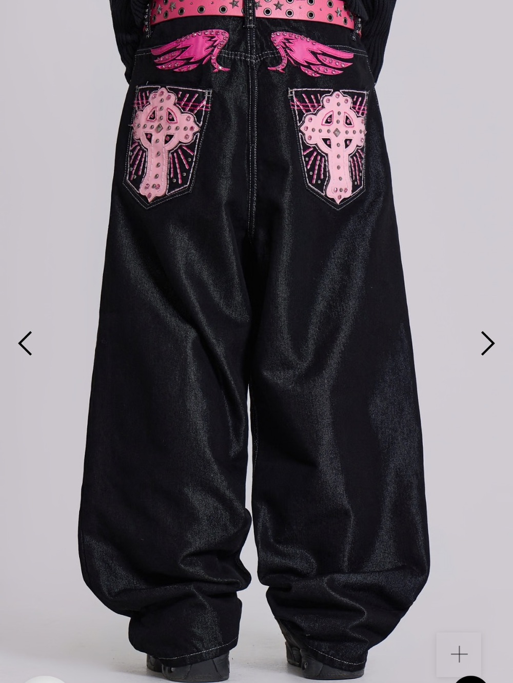 Jaded London Pink Sapphire XL Colossus Jeans